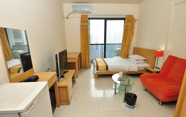 Guangzhou Happiness Apartment Rum bild